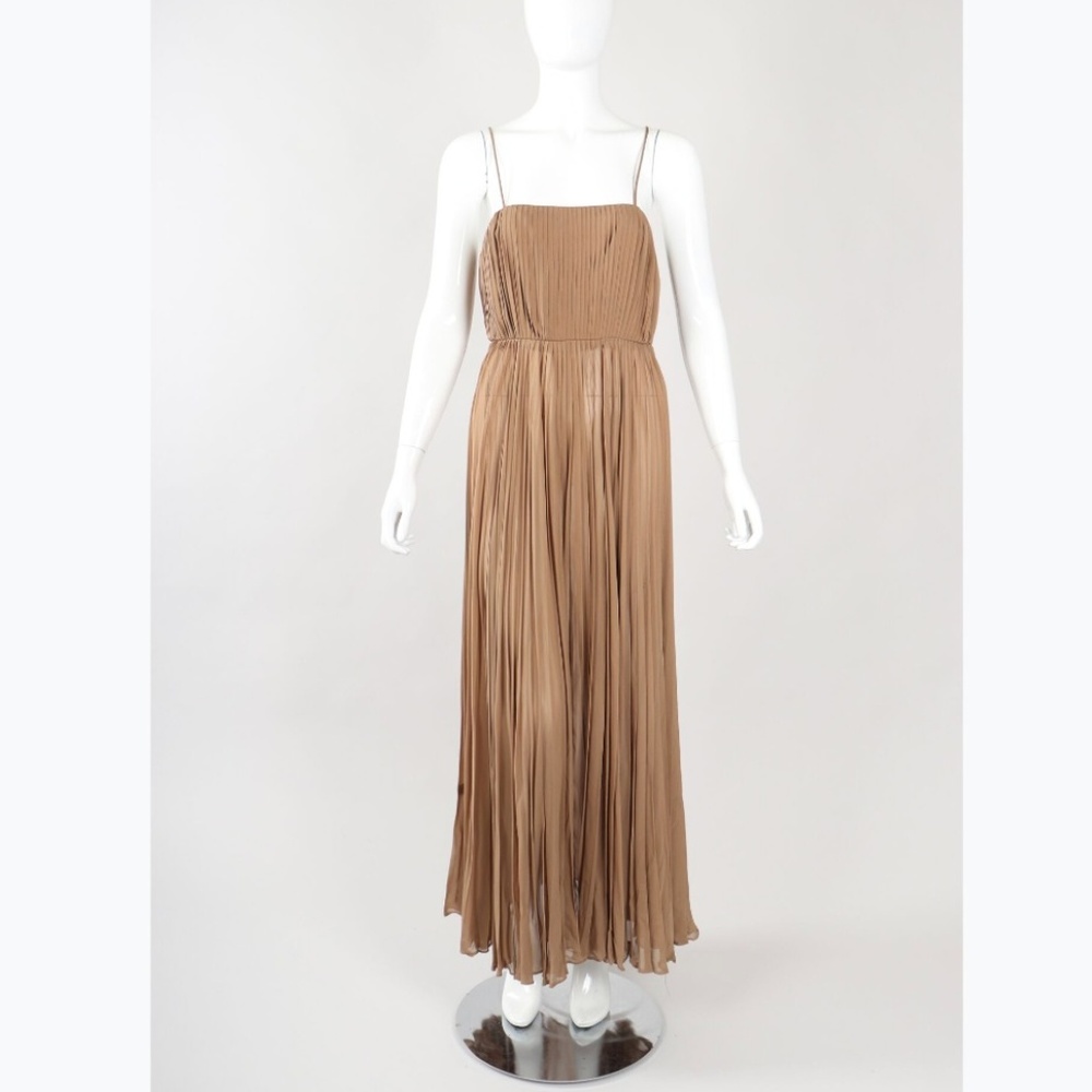 Vintage NEIMAN MARCUS Pleated Chiffon Dress Sz4